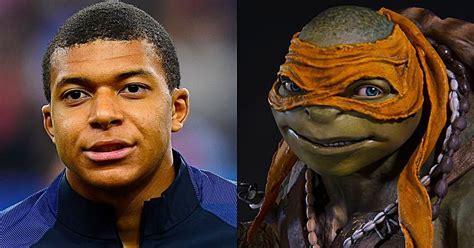 mbappe turtle face.